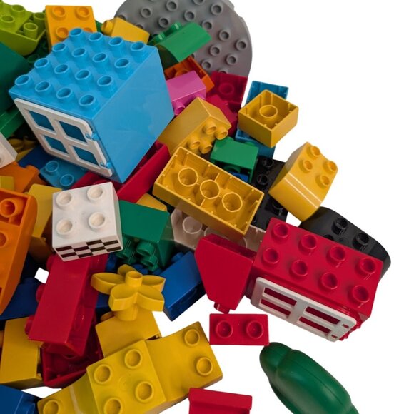 Lego Duplo Building Blocks Replacement Parts Bricks Cars Boat Windmill Lot 4lbs+ - Picture 8 of 11